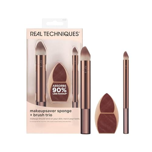 Image of Real Techniques Makeupsaver Sponge + Brush Trio