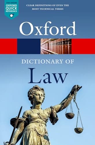 Image of A Dictionary of Law (Oxford Quick Reference)