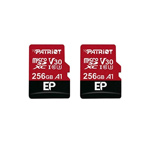 Image of Patriot 256GB A1 Micro SD Card for Android Phones and Tablets, 4K Video Recording - PEF256GEP31MCX - 2 Pack Retail