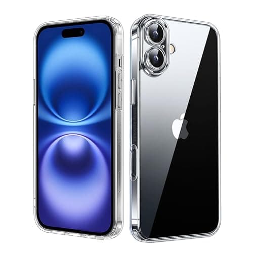 Image of Innovate-Assist for iPhone 16 Case Clear 6.1-Inch, Military Grade Shockproof Drop Protection, Non-Yellowing Slim Thin Phone Cover for iPhone 16, Clear