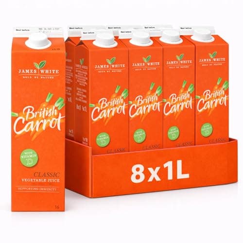 Image of James White Classic British Carrot Juice 1l (Pack of 8)