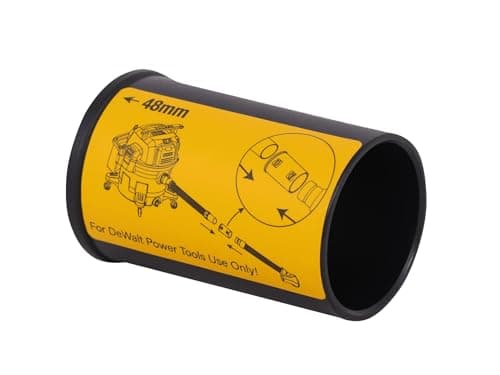 Image of DEWALT DXVA19-2780 Power Tool Adaptor effortlessly connects your 48mm hose to fit DEWALT Tools (sanders, mitre saws, table saws, and more). Provides optimised dust collection and enhanced workspace cl