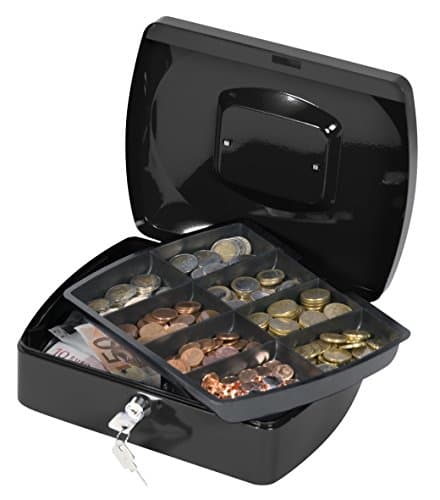 Image of Q-Connect Cash Box 10 Inch Black