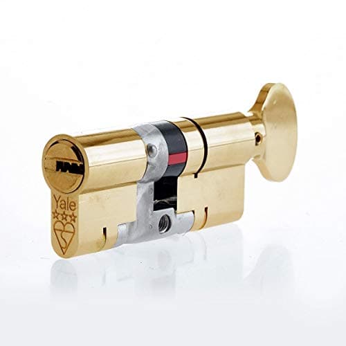 Image of Yale Anti-Snap 3 Star Euro Thumbturn Cylinder, High Security, Brass Finish, 35:35 (70 mm)