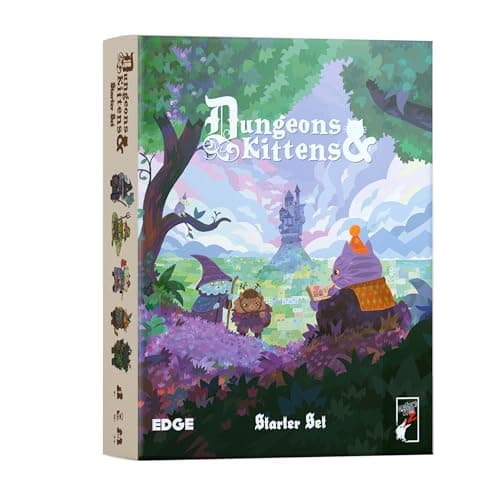 Image of Asmodee | Dungeons & Kittens: Starter Set | Roleplaying Game | Ages 7+ | 2-6 Players | 30+ Minutes Playing Time