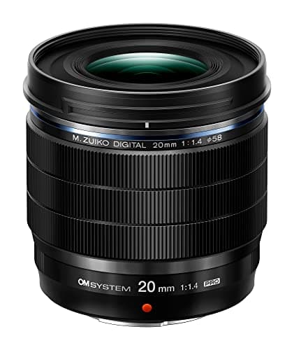 Image of OM System M.ZUIKO DIGITAL ED 20mm F1.4 PRO, standard pro lens, suitable for all MFT cameras (Olympus OM-D and PEN cameras, Panasonic G-Series), black