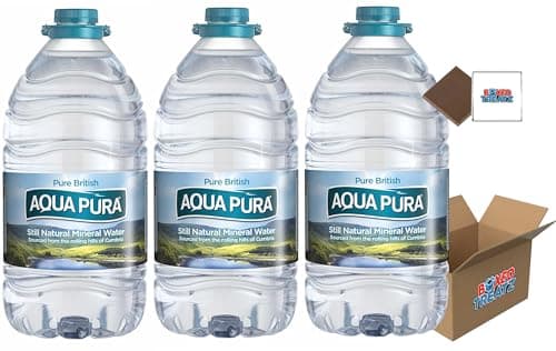 Image of Aqua Pura Still Natural Mineral Water 5L (Pack of 3) Home, Office, Party - Boxed Treatz