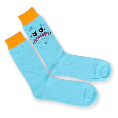 Image of RICK AND MORTY collectibles | Toynk Toys Rick & Morty Mr. Meeseeks Crew Socks