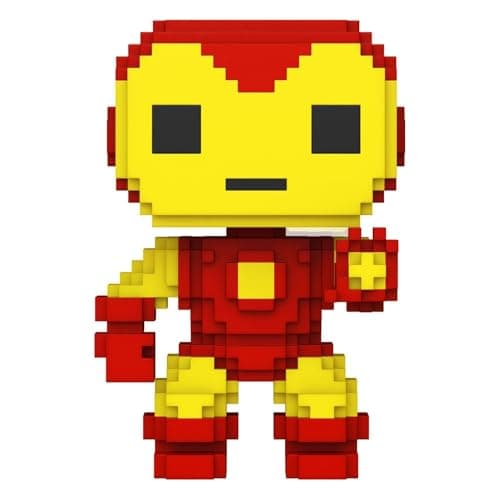 Image of Funko Pop! Marvel: 8-Bit - Iron Man - Marvel Comics - Collectable Vinyl Figure - Gift Idea - Official Merchandise - Toys for Kids & Adults - Comic Books Fans - Model Figure for Collectors and Display