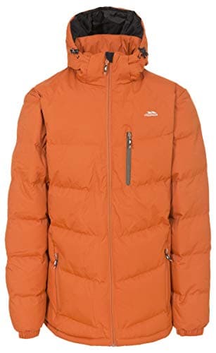Image of Trespass Men's Padded Jacket Blustery - Casual Winter Casual Jaket, Drawcord Hem, Adjustable Zip-Off Hood, Elasticated Cuffs, Low Profile Zips, Waterproof, Windproof