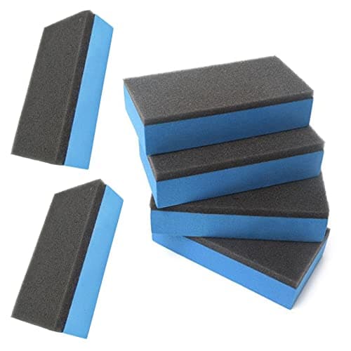 Image of 6 Pcs Car Ceramic Coating Sponges Car Polishing Sponges Household Super Absorbent Cleaning Polish Pads for Washing Car Care, Home