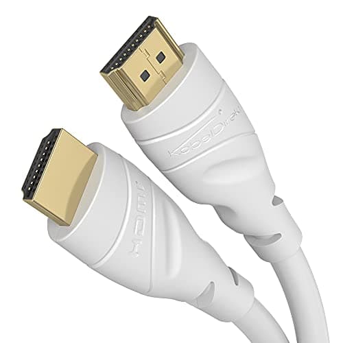 Image of KabelDirekt – 8K / 4K HDMI Cable – 2m & More HDMI Cables (0.15m–22.5m) – German-Engineered HDMI Lead – Supports 10K/8K@60Hz/4K@120Hz – HDMI Cable for HDTV, PC, PS5, Xbox, Switch, white