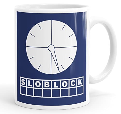 Image of Personalised Customised Sloblock B*llocks Funny Slogan Mug Tea Cup Coffee Custom Message