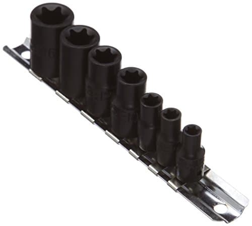 Image of Laser 0897 Impact Star Socket Set 3/8"D, 1/4"D 7pc