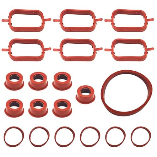 Image of Intake Inlet Manifold Gasket Seal Kits Compatible with BMW E46 E53 E60 E63 E65 E90 E91 Intake Gaskets Kit Replace 11612246945 11612245439 11617790198 11612246949