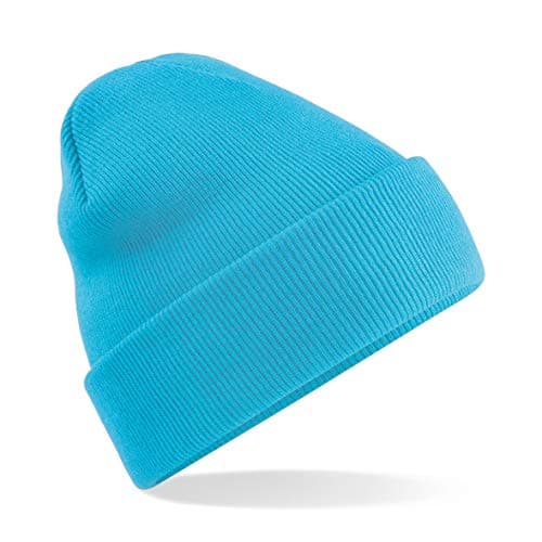 Image of MKR Beanie Hat Men’s Women’s Unisex Warm Soft Knit Cuffed Winter Hat - Surf Blue