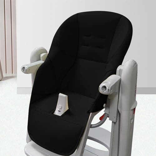 Image of High Chair Covers for Baby, Baby High Chair Cushion, PU Leather Soft Comfortable Light and Breathable Dining Chair Seat Replacement Insert Cushion for Peg-Perego, Tatamia