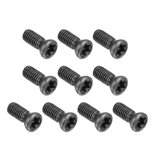 Image of sourcing map M3.5x12mm Torx Screws for Replaces Carbide Insert CNC Lathe Tool 12.9 Grade Alloy Steel 10pcs