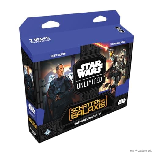Image of Star Wars: Unlimited TCG Shadow of the Galaxy Two-Player Starter - Fast Trading Card Game for Kids and Adults, Ages 12+, 2+ Players, 20 Minutes by Fantasy Flight Games, German