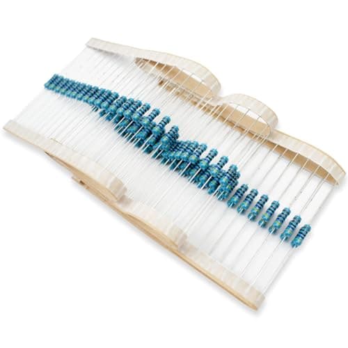 Image of Innfeeltech 100 Pcs 1/2W 1% Tolerance 4.7K Ohm Metal Film Resistor Resistance for DIY Project and Experiments