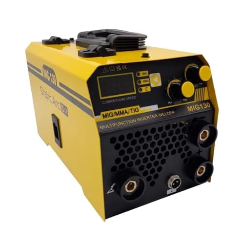 Image of MIG 130 Inverter GASLESS Welder 3in1 MMA ARC TIG Lift NO Gas Welding KIT 130A