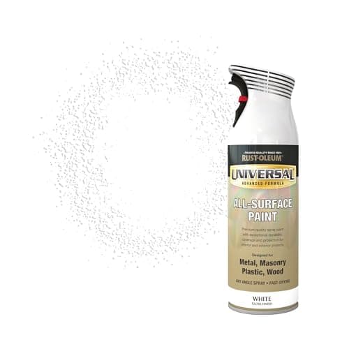 Image of Rust-Oleum 400ml Universal Spray Paint - Gloss White