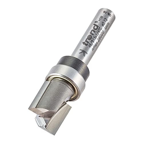 Image of Trend Professional Bearing Guided Profiler, 1/4 Inch Shank, 12.7mm Cut Diameter, 12.7mm Cut Length, Tungsten Carbide Tipped, 46/913X1/4TC