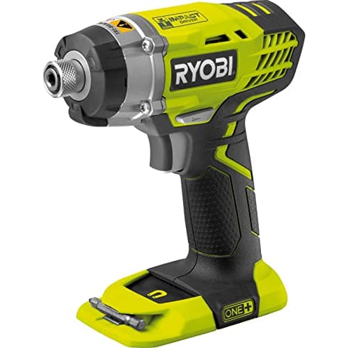 Image of Ryobi RID1801M One+ Impact Driver, 18V (Body Only), 80.0 cm*205.0 mm*190.0 cm, Black