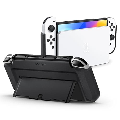 Image of Spigen Thin Fit Case Compatible with Nintendo Switch OLED - Black