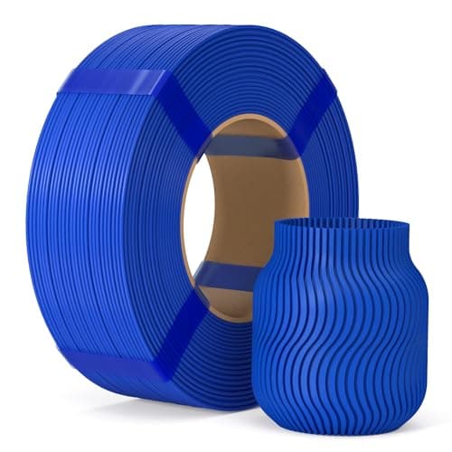 Image of ELEGOO PLA Basic Refill Filament 1.75mm Cobalt Blue 1KG, 3D Printer Filament No Spool Dimensional Accuracy +/- 0.02mm, 3D Printing PLA for Reusable Spool Refilling