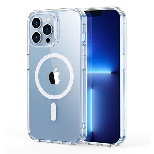 Image of ESR Hybrid Case with HaloLock, Compatible with iPhone 13 Pro Max, Magnetic Wireless Charging, Military-Grade Protection, Scratch-Resistant Back, Classic Series, Clear