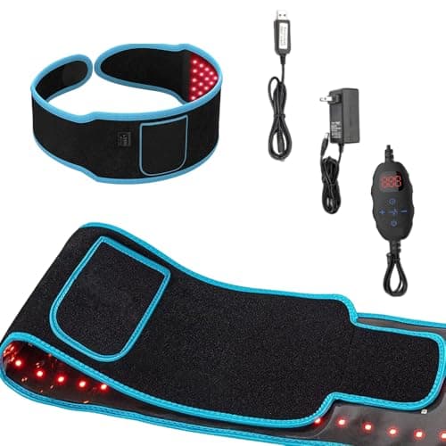 Image of SGZIOO Lumalean Pro Slimming Belt, Red Light Therapy Belt, 660nm Red Light & 850nm Infrared Light, Nomend Weight Loss Belt Red Light, 105 LEDs for Burn Fat, Firm Skin, for Shoulder, Back, Waist, Thigh