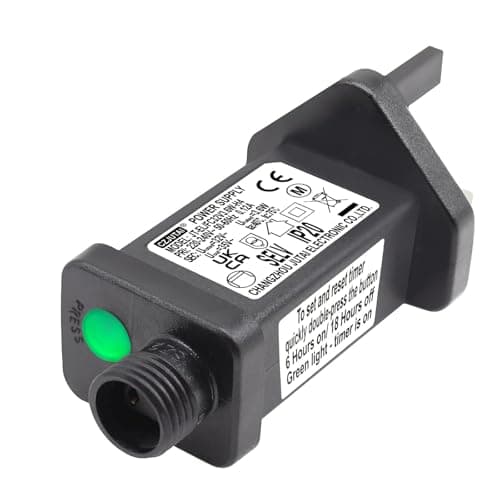 Image of Cube-LED 32V 3.6W for CZJUTAI JT-EL/FC32V3.6W with 8 Modes, Memory & 6 Hour Timer, IP20 for Christmas Tree Lights, Icicle Lights (32V3.6W)