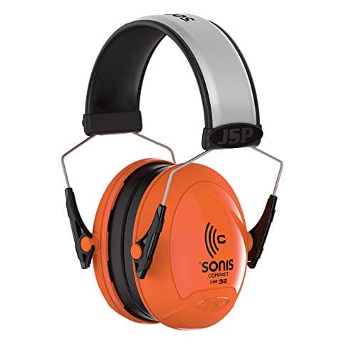 Image of JSP Sonis Compact Low Profile Extra Visibility Adjustable Ear Defenders 32dB SNR AEB030-0B1-D00