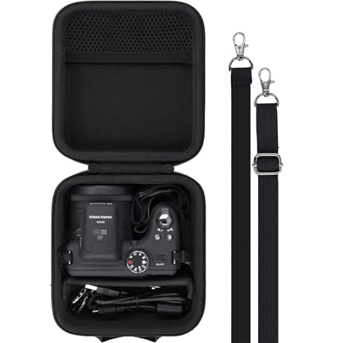 Image of Aenllosi for Kodak PIXPRO Zoom AZ405/AZ425/AZ255/AZ401/AZ528 Digital Camera Hard Travel Protective Case,Case Only (Black)