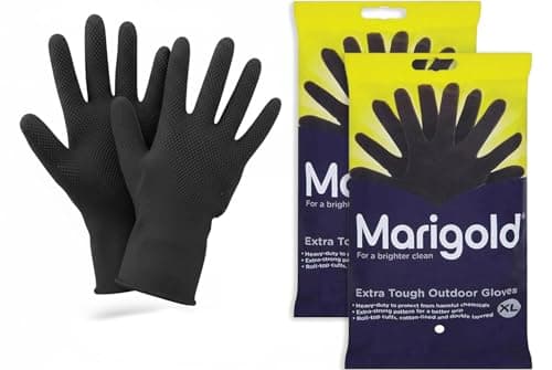 Image of GETINSTYLE SHOP Bundle – 2 Pairs of Marigold Extra Tough Outdoor Gloves, Extra Large