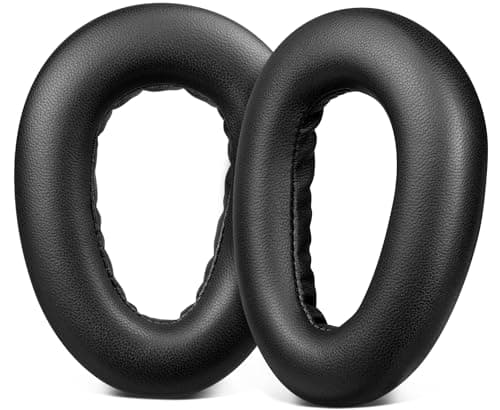Image of SOULWIT Lambskin Professional Earpads Replacement for Sennheiser PXC480, PXC550, PXC 550-II, MB660 UC, MB 660 MC, Ear Pads Cushions for EPOS Adapt 660, with Noise Isolation Foam - Black