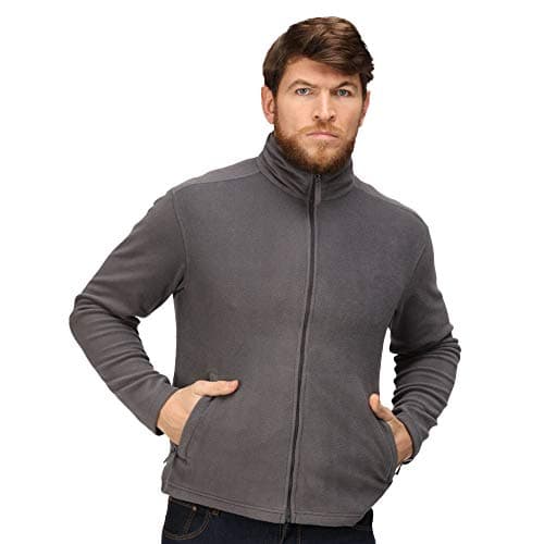 Image of Regatta Men's Classic Full Zip Fleece Jacket, Grey (Seal Grey), Large (Manufacturer Size:L)