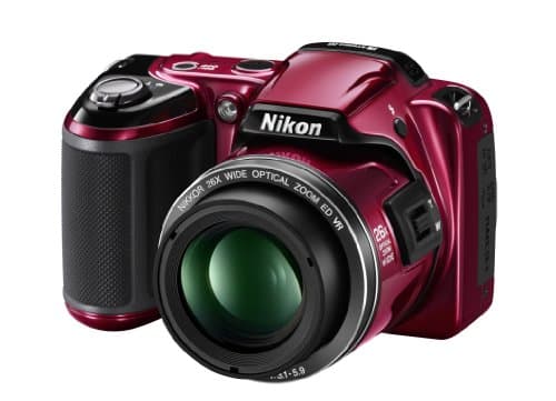 Image of Nikon COOLPIX L810 Compact Digital Camera - Red (16.1MP, 26x Optical Zoom) 3 inch LCD (Renewed)