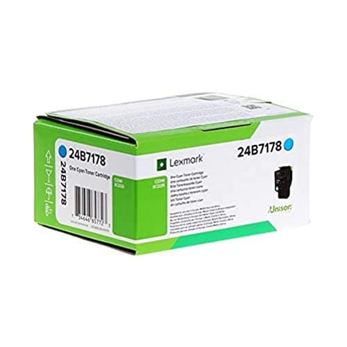 Image of Lexmark 24B7178 Toner Cartridge 6,000 Pages Cyan