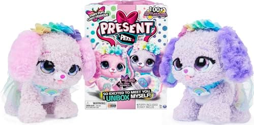 Image of Present Pets, Fairy Puppy Interactive Plush Toy with Over 100 Sounds and Actions (Style May Vary), Kids’ Toys for Girls Aged 5 and above, 6061372