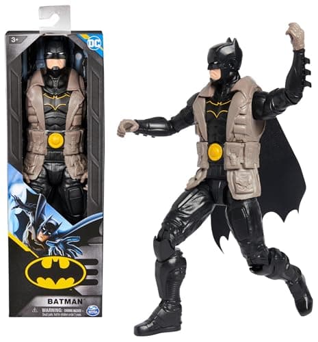 Image of DC Comics, Batman Action Figure, 30-cm Super Hero Collectible Kids’ Toys for Boys and Girls Aged 3+