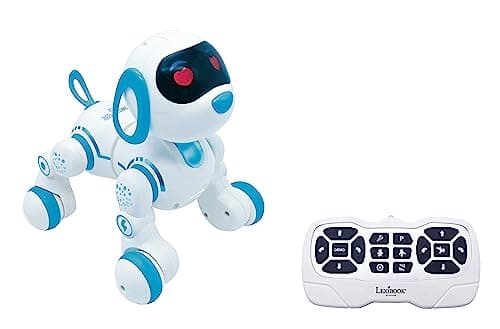Image of LEXIBOOK Power Puppy® Jr - My Little Robot Dog - Robot dog with sounds, music, light effects - barks and walks like a real dog, toy for boys and girls - PUP01