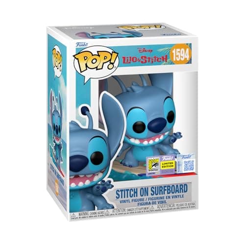 Image of Funko Pop! Vinyl: Lilo & Stitch - Stitch Surf - Amazon Exclusive - Collectable Vinyl Figure - Gift Idea - Official Merchandise - Toys for Kids & Adults - Movies Fans