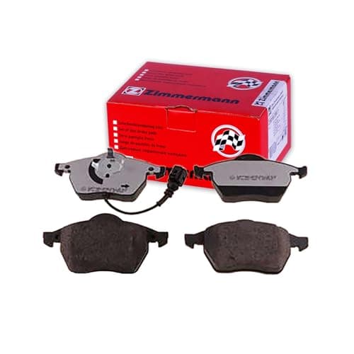 Image of ZIMMERMANN 23392.900.1 Front Brake Pad Set with Wear Warning Contact Photo Corresponds to Box Contents Compatible with VW Golf IV Hatchback 1J1