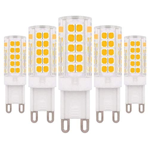 Image of G9 Dimmable LED Bulb 6W Warm White 3000K 60W Halogen Bulb Replacement, 220V - 240V, 5-Pack