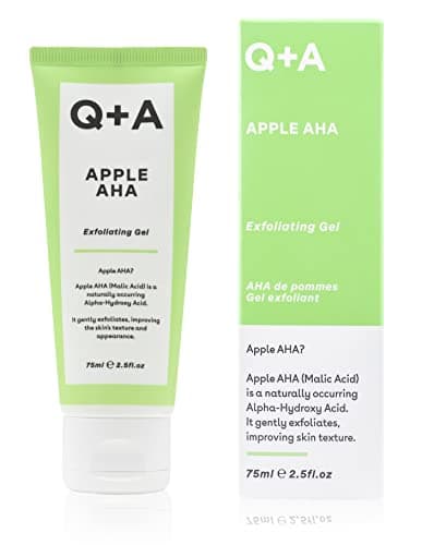 Image of Q+A Apple AHA Exfoliating Gel, naturally occurring Malic and Lactic Acid alongside Apple Fruit Extracts and Glycolic Acid for smoother, brighter skin (75ml)