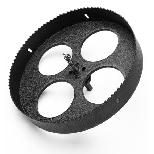 Image of HSAWBIT HSS Bi-Metal 300mm Hole Saw, M42 Fast Cut Hole Cutter 40mm Cutting Depth with SDS Plus Shank, For Stainless Mild Sheet Wood Plastic Various Materials
