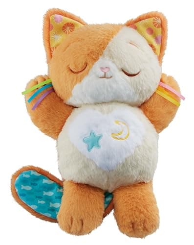 Image of VTech Baby Calming Purrs Kitten, Soft, Soothing Kitten with 3 Modes of Play, Nature Sounds, Purring & Breating Motion, Interactive Toy, Gift for Babies 0, 3, 6, 12 months +, English version