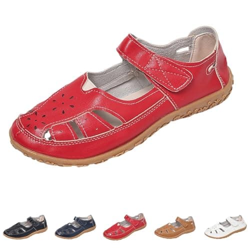 Image of Hotter Sandals Summer Extra Wide Closed Toe Cushioned Slipper Ladies Breathable Orthopedic Athletic Shoes Beach Sandal Women Shoes